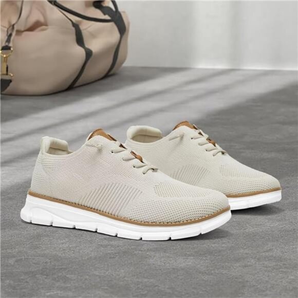 Mens Oxfords Lace-Up Lightweight Casual Walking Shoes Mesh Sneakers Dress Shoes main image 6